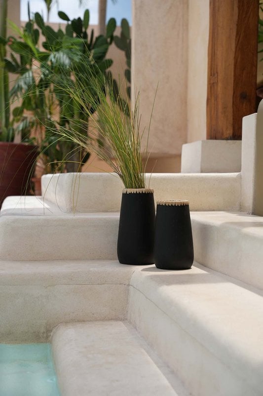 The Sneaky Vase - Zwart Naturel - S - Bazar Bizar, foto 4