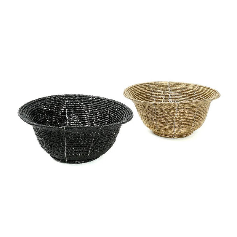 The Beaded Bowl Low - Goud - S - Bazar Bizar, foto 3