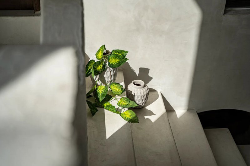 De Trendy Vaas - Beton - L - Bazar Bizar, foto 6