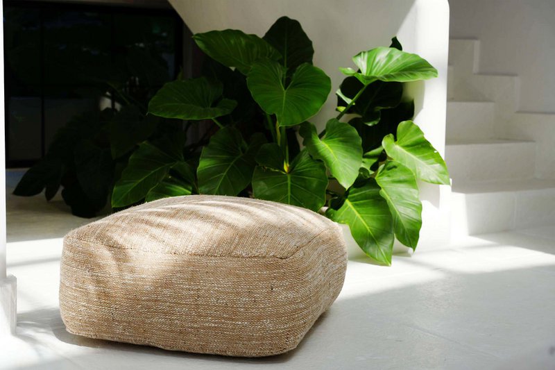 De comfortabele poef - Beige - Bazar Bizar, foto 2