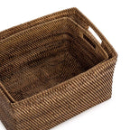 De koloniale tijdschriftenmand - naturel bruin - S - Bazar Bizar, foto 4