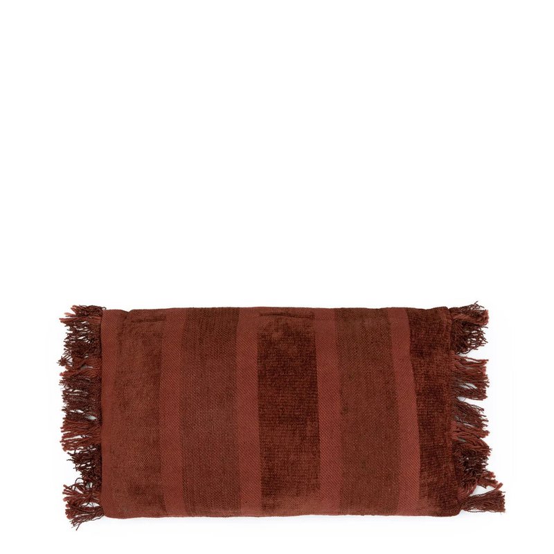 The Oh My Gee Kussenhoes - Bordeaux Fluweel - 30x50 - Bazar Bizar, foto 2