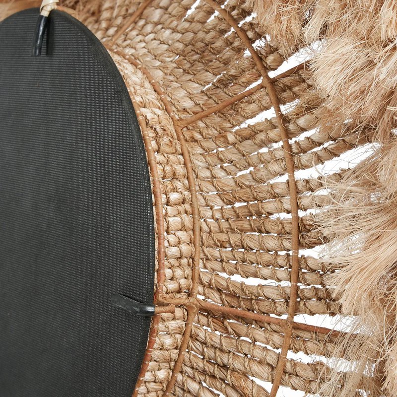 De Abaca Solomon Spiegel - Naturel - Bazar Bizar, foto 10