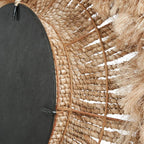 De Abaca Solomon Spiegel - Naturel - Bazar Bizar, foto 10