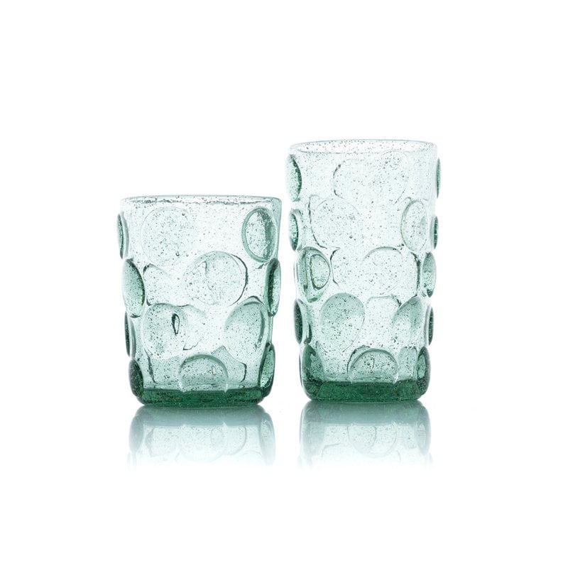 De Frosted Dot Highball - Aqua - Bazar Bizar, foto 3