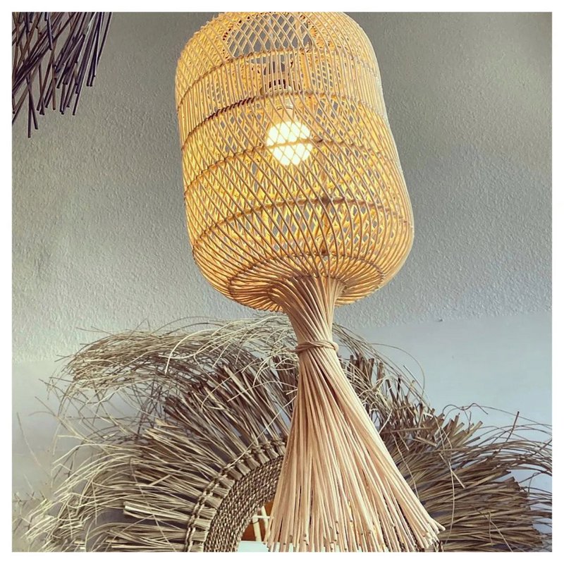 The Dumpling Vloerlamp - Hanglamp - Naturel - M - Bazar Bizar, foto 3