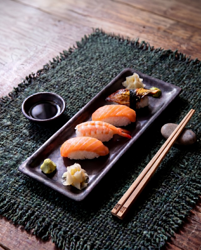 The Burned Sushi Bord - Zwart - L - Bazar Bizar, foto 2