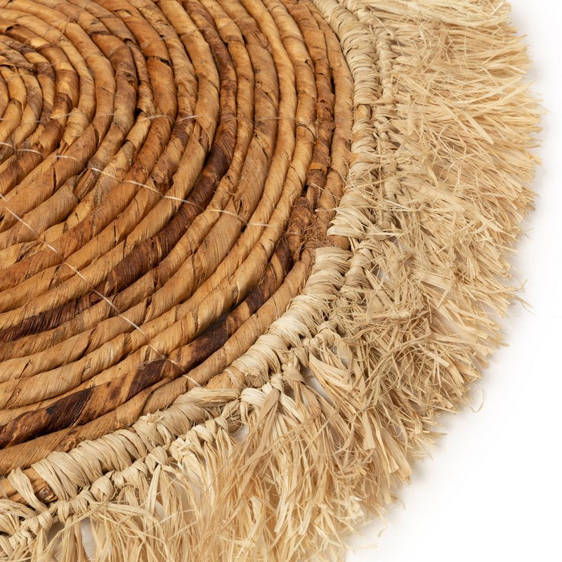 De Banaan Raffia Placemat - Naturel - Bazar Bizar, foto 4