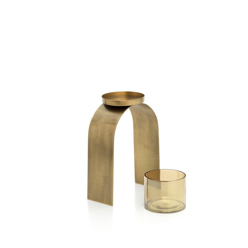 The Bow Glow T-light Holder - Goud - SET/2 - Bazar Bizar, foto 4