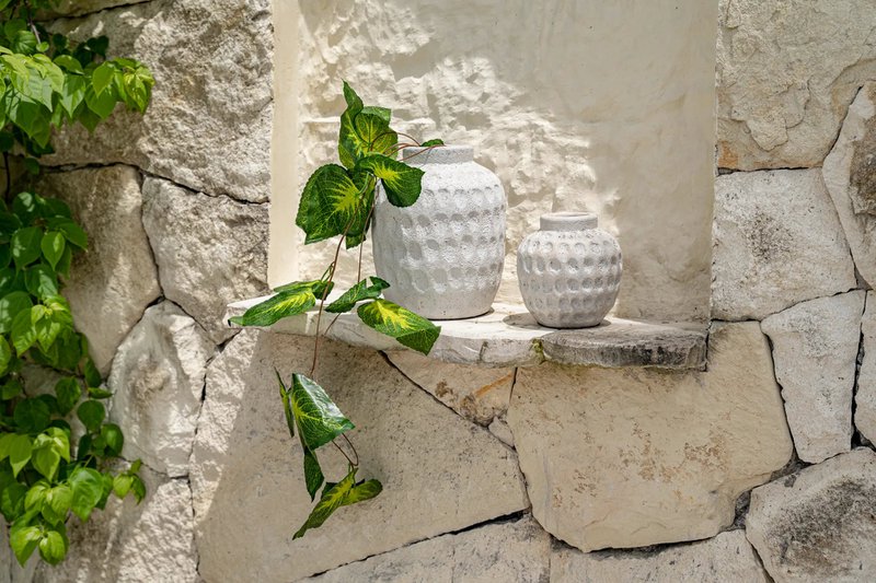 De Trendy Vaas - Beton - L - Bazar Bizar, foto 3