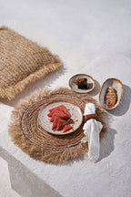 De Banaan Raffia Placemat - Naturel - Bazar Bizar, foto 2