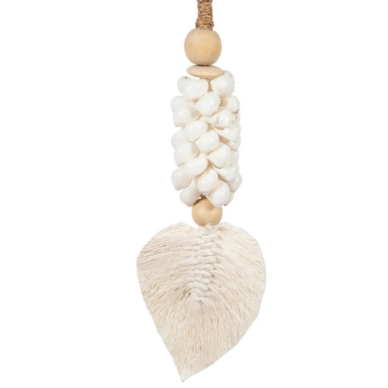 De Leaf & Shell Kwastje - Wit - Bazar Bizar, foto 4