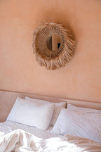 De Abaca Solomon Spiegel - Naturel - Bazar Bizar, foto 6