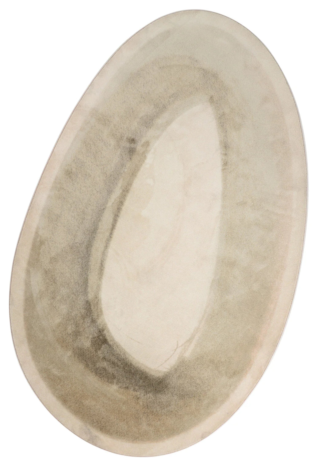 Brush Oval rug – Soft elegance with an organic shape