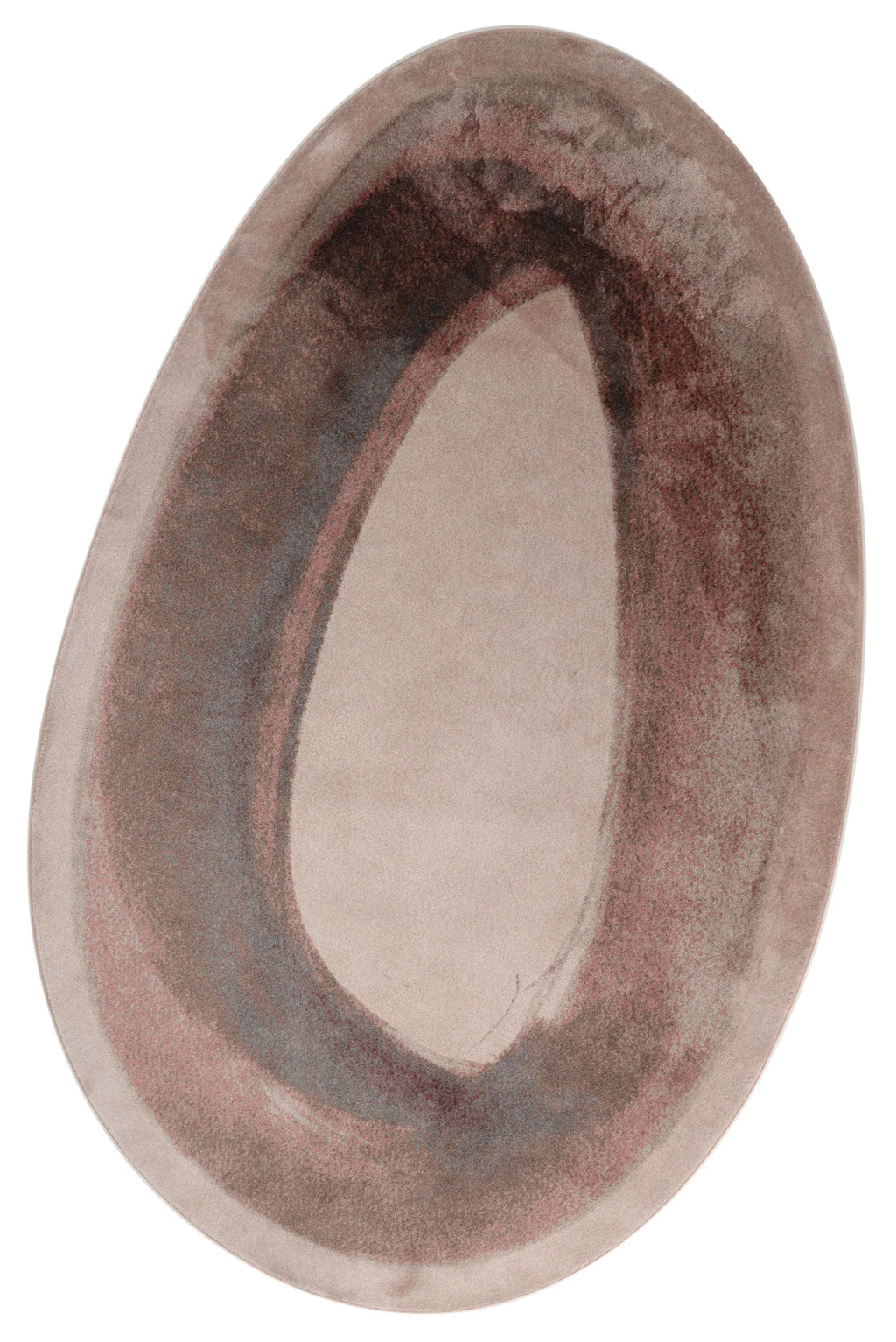 Brush Oval rug – Soft elegance with an organic shape