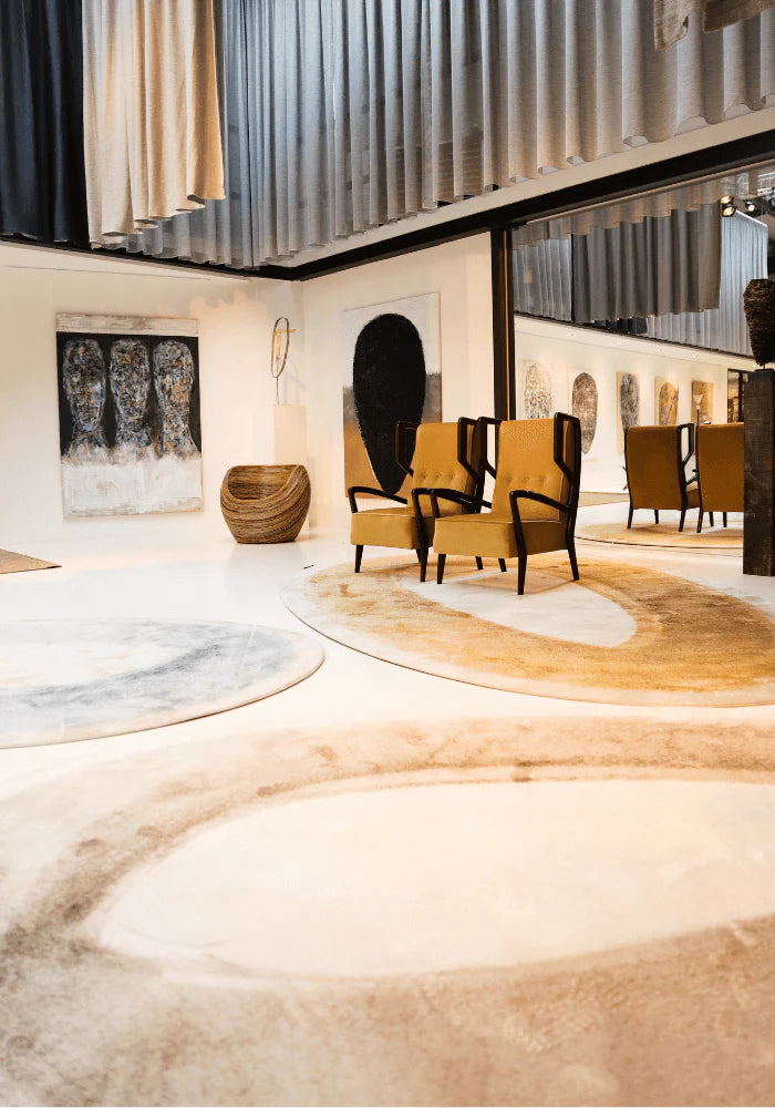 Brush Oval rug – Soft elegance with an organic shape