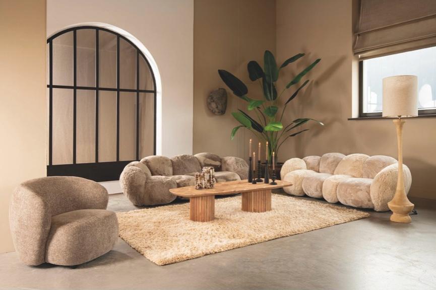 Curvae sofa Lush - 3-seater sofa