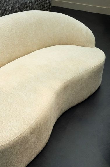 Bohne Cream – asymmetrical 3-seater sofa