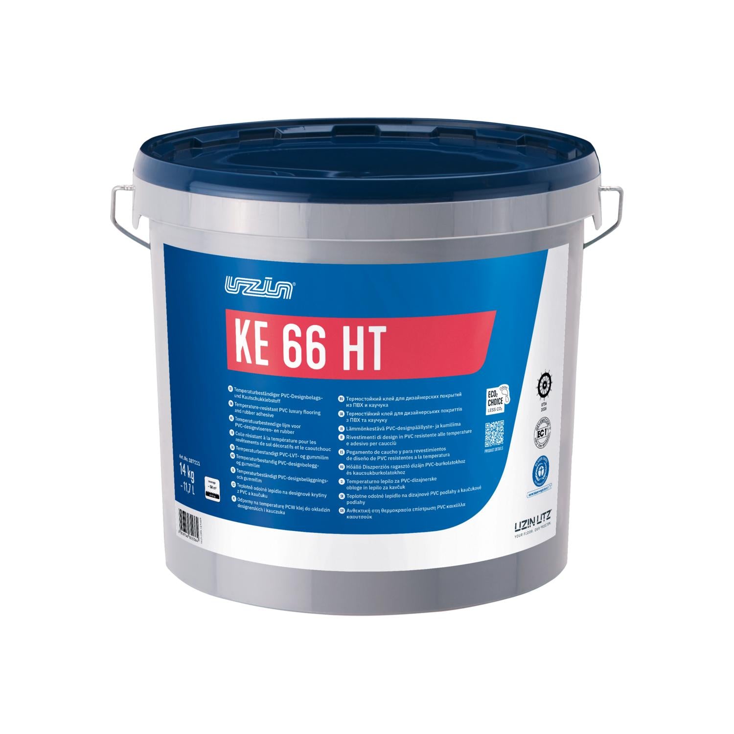 UZIN KE 66 HT Temperatuurbestendige LVT- en Rubberlijm 14 kg