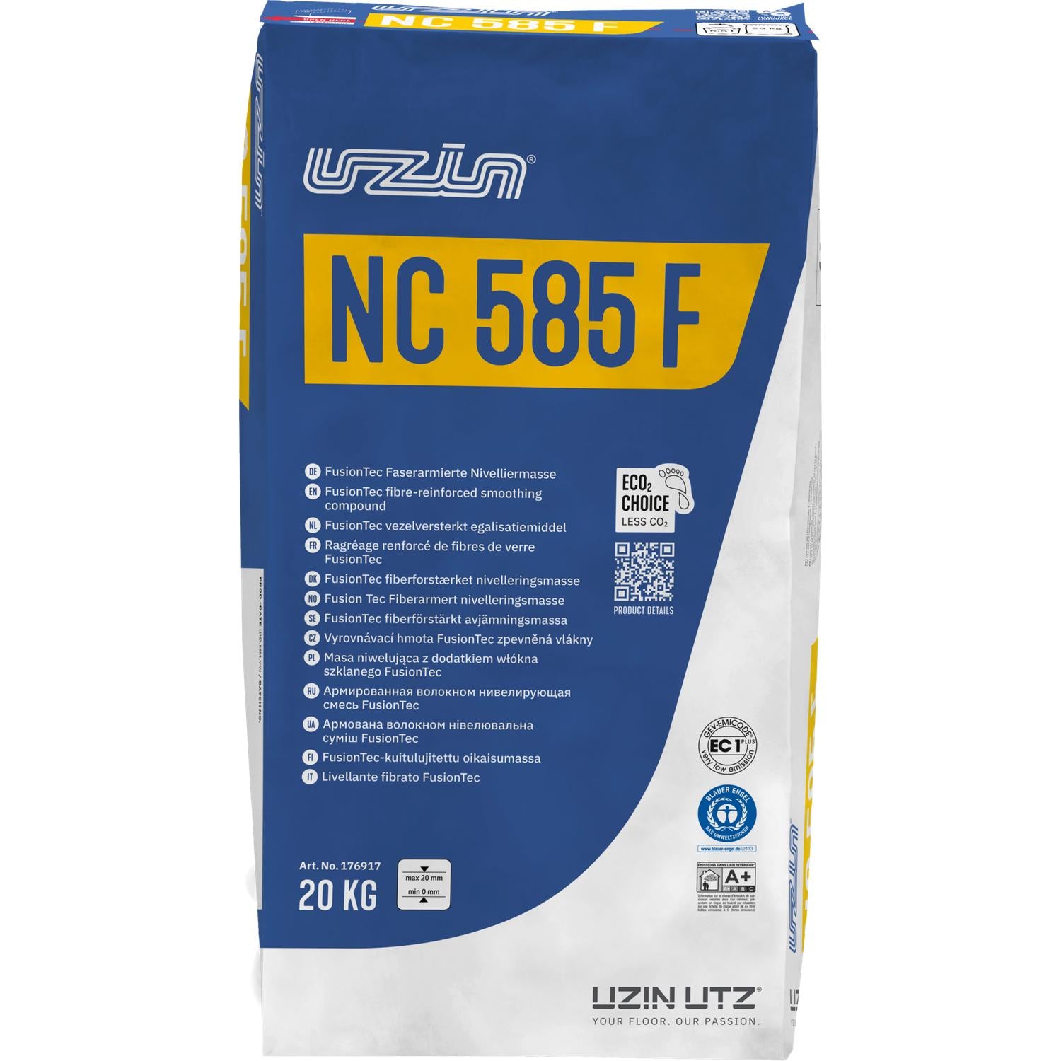 UZIN NC 585 F FusionTec Vezelversterkte Egalisatie 20 kg