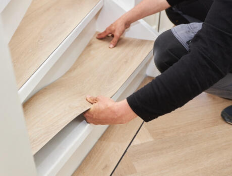 Wood-look stair covers Altea – easy maintenance and elegance